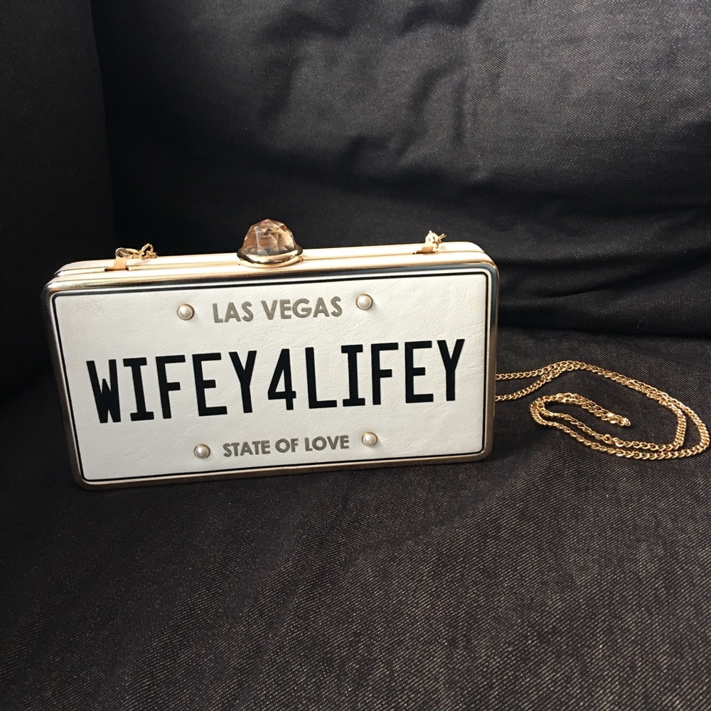 ALDO License Plate Purse